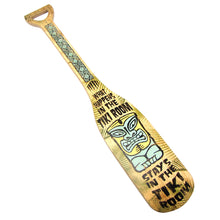 Wood  Paddle Tropical Hut Luau Party Decor