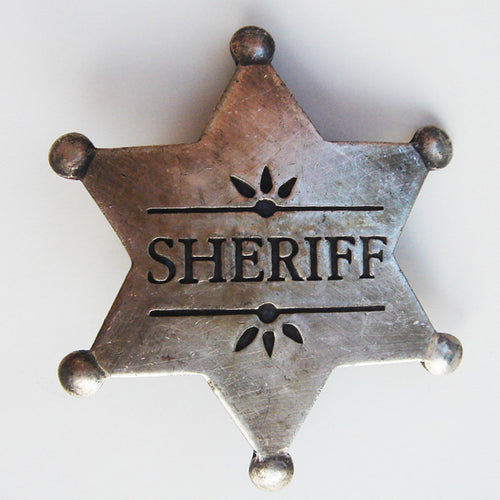 Antique Old West Obsolete 1900's Sheriff Police Officer Badge