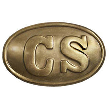 3" Brass Confederate Civil War Infantry Soldier CS Belt Buckle