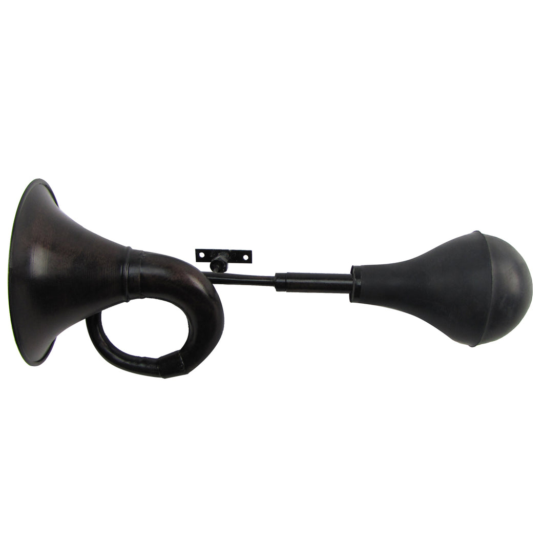 Antique Style Metal Mountable Taxi Cab Horn w/ Rubber Bulb