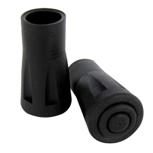 2 pc 5/8" Black Rubber Tips Replacement for Walking Stick/Cane