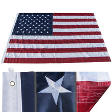 Huge USA 10x15 ft Sewn Stripes American Flag