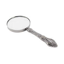 Silver Hand Held Desk Magnifying Glass