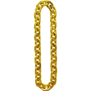 18" Fake Gold Fat Rope Old School Hip Hop Rapper Necklace