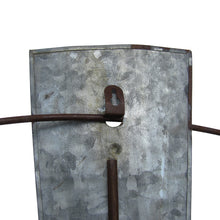 Rustic Metal Half Windmill Garden Sculpture Outdoor Decor