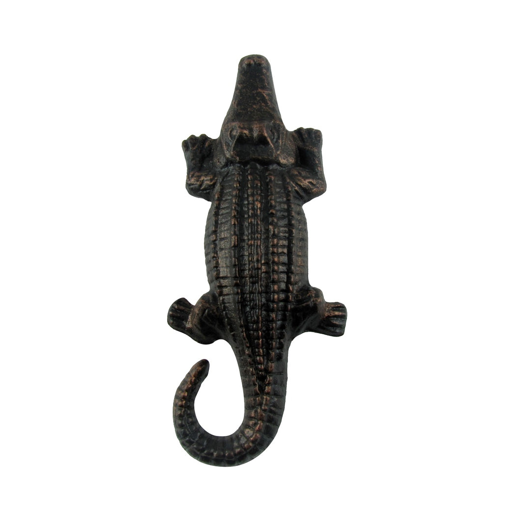 Rustic Style Metal Alligator Push or Pull Door Handle