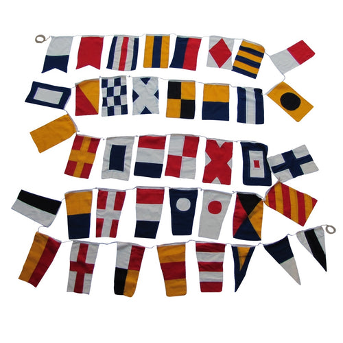 International Maritime Nautical Flags Set of 40 Signal Code Marine Boating Flag