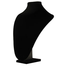 Black Velvet Jewelry Necklace Stand Bust Form