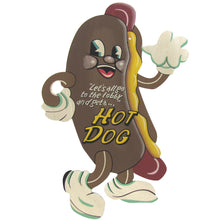 Set of 3 Dancing Snacks Popcorn, Hot Dog, and Soda Pop Metal signs