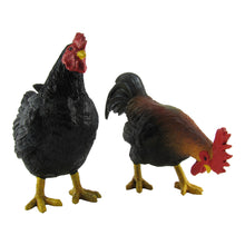 Rustic Chicken Figurines Set