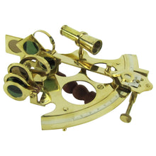 Antique Reproduction  Maritime Navigation Sextant w/ Wood Box