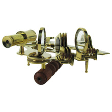 Antique Reproduction  Maritime Navigation Sextant w/ Wood Box