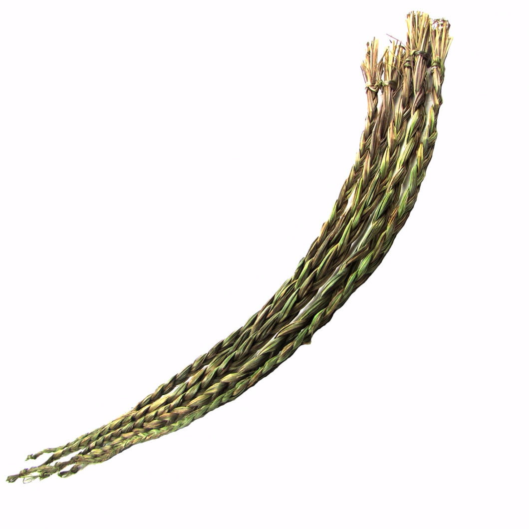 American Organic Smudging Braid Incense Sweetgrass