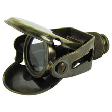 Solid Brass Traveling Telescope Monocular Set w/ Wood Box