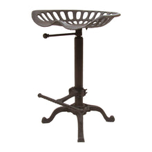 Cast Iron Metal Adjustable Tractor Seat Stool