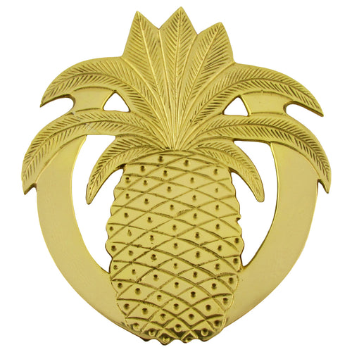 Brass Pineapple Trivet Hot Pot Pad or Pan Holder
