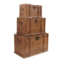 Vintage Style Travel Trunk Set