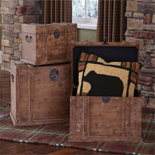Vintage Style Travel Trunk Set