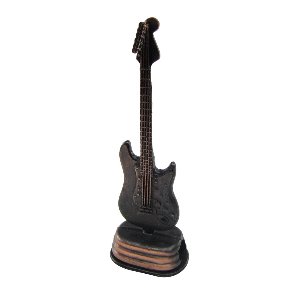 Bronze Metal Miniature Electric Guitar Pencil Sharpener