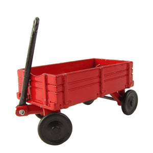 1:12 Scale Miniature Red Wagon Dollhouse Accessory