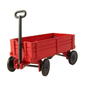 1:12 Scale Miniature Red Wagon Dollhouse Accessory