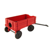 1:12 Scale Miniature Red Wagon Dollhouse Accessory