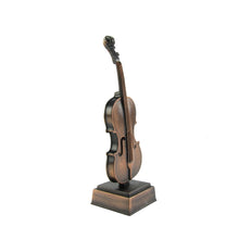 Miniature Metal Violin Instrument Desk Accessory