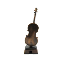 Miniature Metal Violin Instrument Desk Accessory