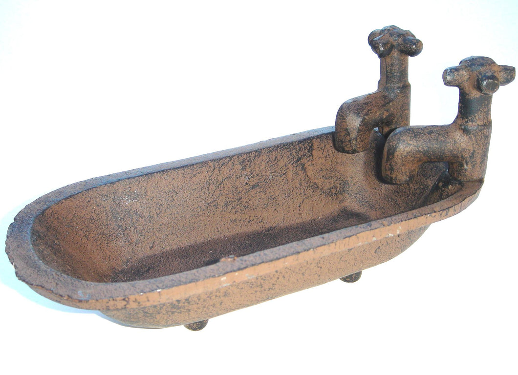 Antique Style Faucet  Bath Tub Soap Dish