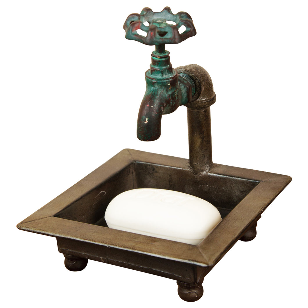 Primitive Style Faucet Bathroom Soap Dish