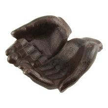 Rustic Pair of Open Hands Soap Dish