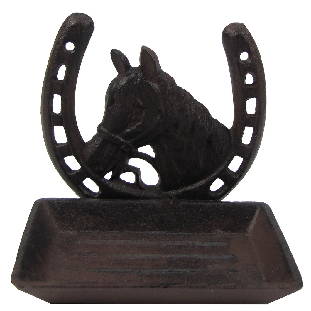 New Metal  Horseshoe Soap Dish Great Rustic Western Bathroom Decor