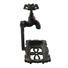 Old Rusty Garden Faucet Spigot Handle Soap Dish