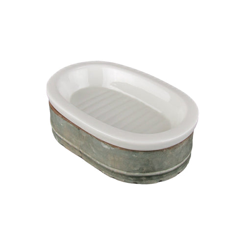 Rustic Bath Tub or Trough Soap Dish