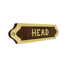 Ship's Maritime Plaque HEAD Door Sign Ships Nautical Wall Home Decor