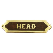 Ship's Maritime Plaque HEAD Door Sign Ships Nautical Wall Home Decor