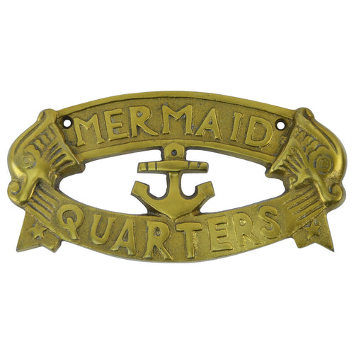 Solid Brass Nautical Sailing Decor Ship Plaque