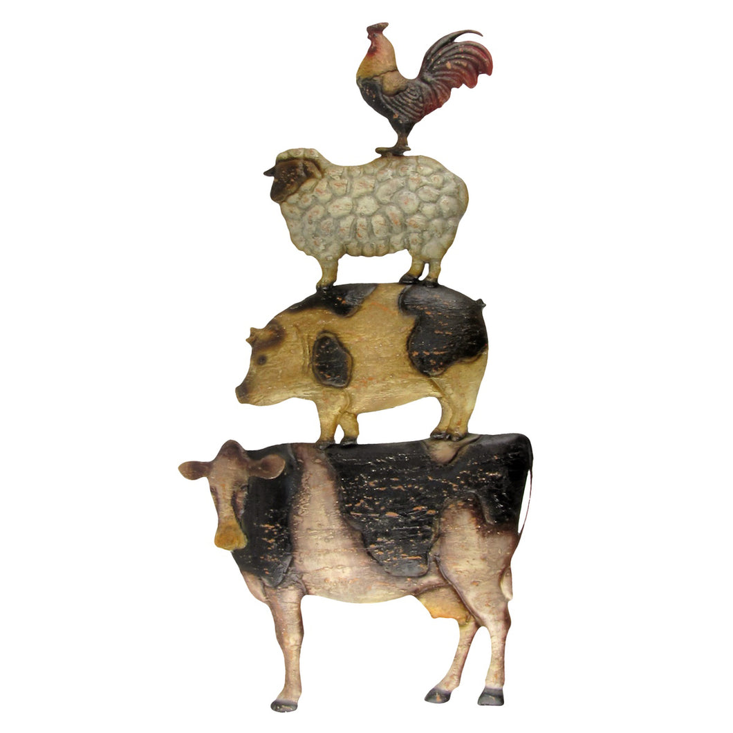 Barn Yard Farm Animals Home Wall Sign