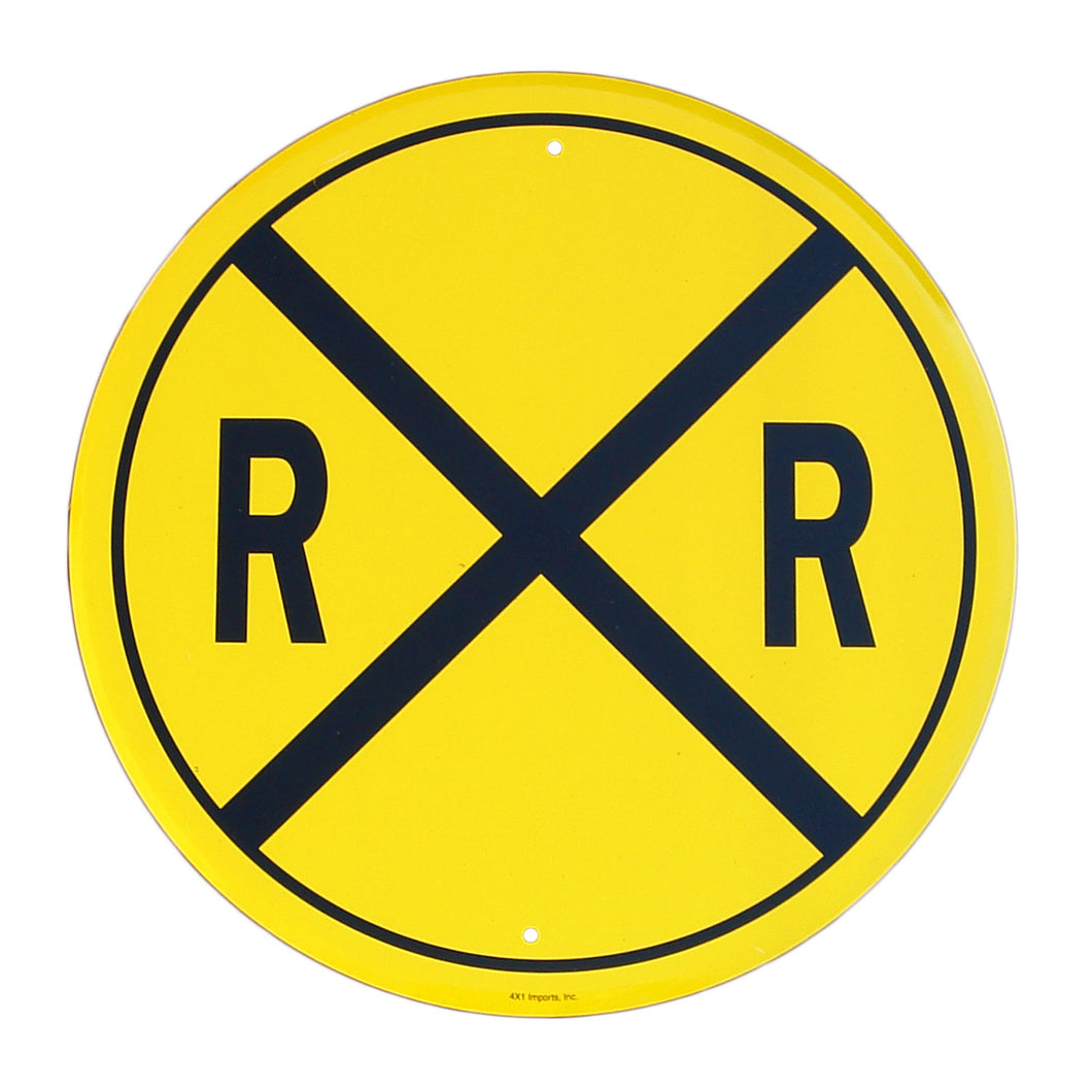 New Railroad Crossing Original Sign