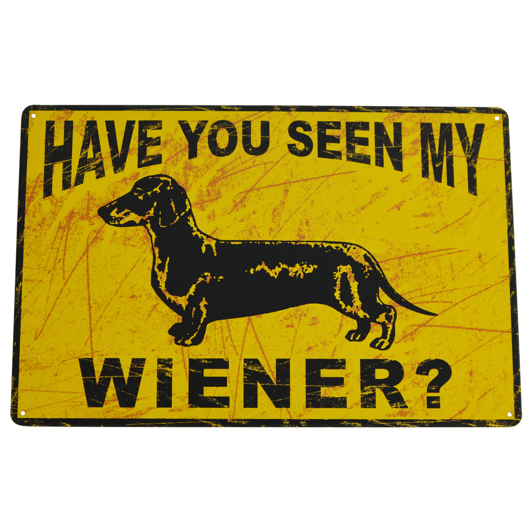 Metal Dachshund Weiner Dog 