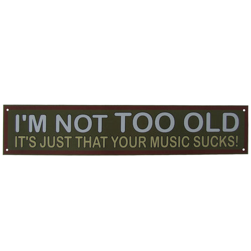 Humorous Quotes Attitude Funny Novelty Tin Metal Sign