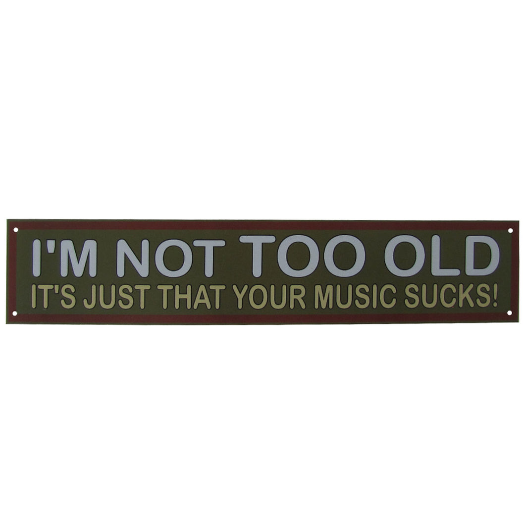Humorous Quotes Attitude Funny Novelty Tin Metal Sign