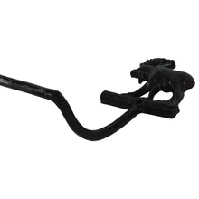 Metal Wall Mount Bull Moose Rustic Bath Decor Towel Bar Holder