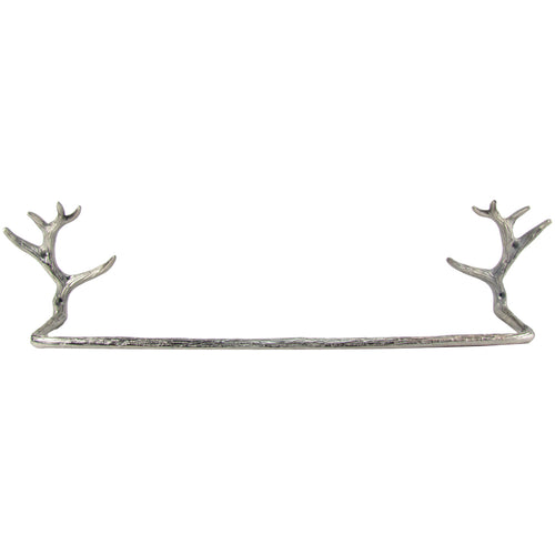 Rustic Deer Antler Wall Mount Bathroom Towel Bar