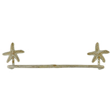 Wall Mount Starfish Bath Towel Bar Holder