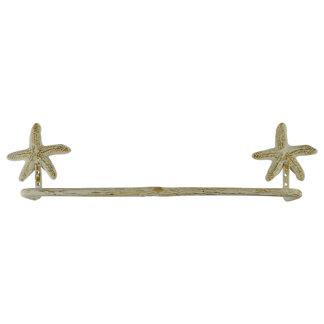 Wall Mount Starfish Bath Towel Bar Holder