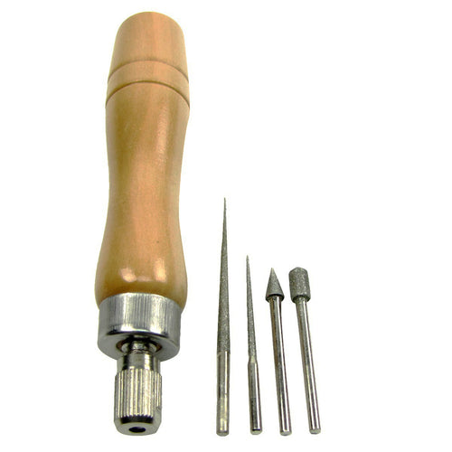 5 Pc Diamond Coated Bead Reamer Tool Set