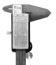 6" LED Screen Electronic Digital Vernier Caliper Featuring SAE&Metric Measuring Jaws
