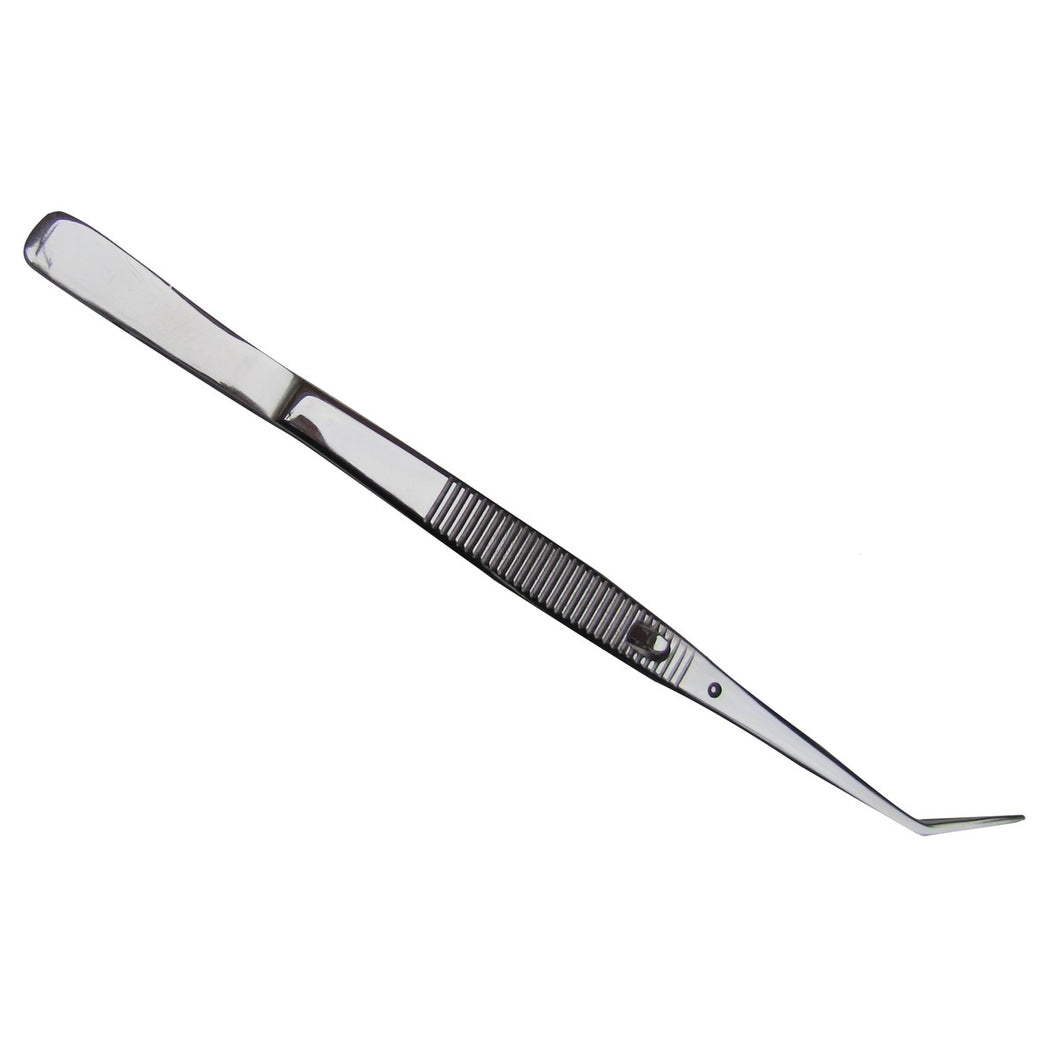 College Cotton Dental Tweezer w/ Curved Plier Tip