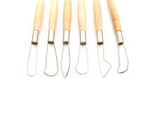 Wax Modeling Polymer Clay Carving Tools 6pc 8" Sculpting Tool Set